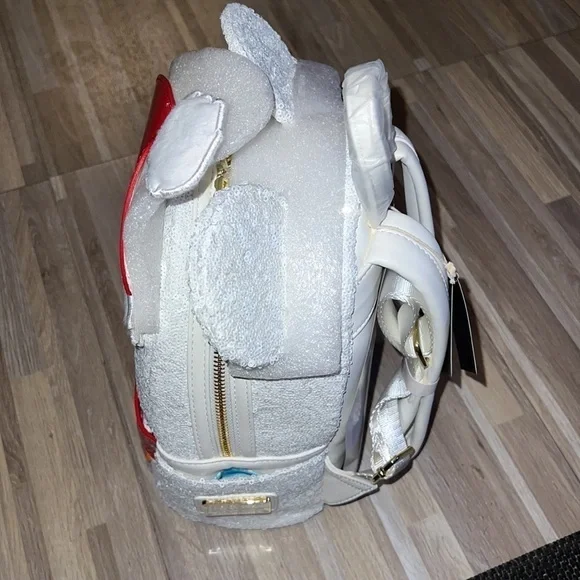 LOUNGEFLY DISNEY Mickey Mouse sequin snowman bag set! - Picture 4 of 8